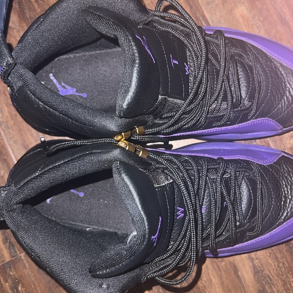 Air Jordan 12 Retro Lakers Field Purple Men’s Size 10.5 Preowned no box - Picture 7 of 9